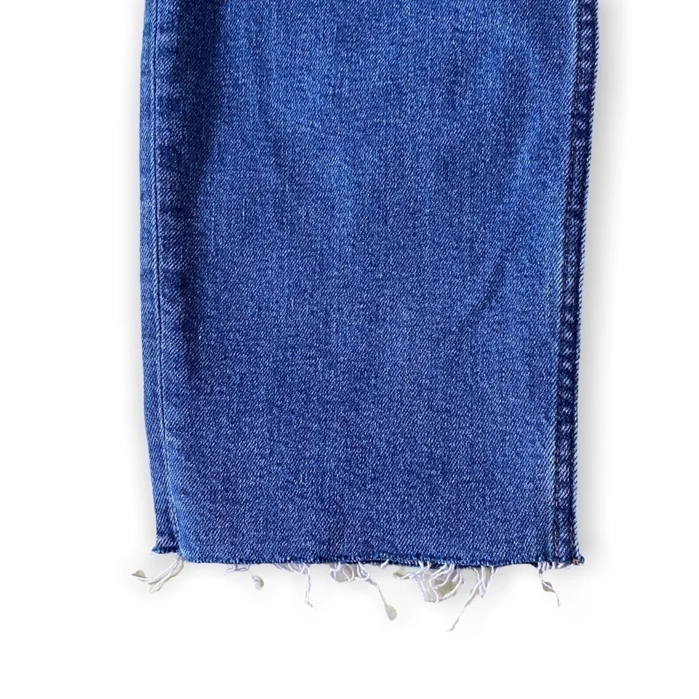 Re/Done High-Rise Distressed Stovepipe Jeans, ankle, size 30, NWT